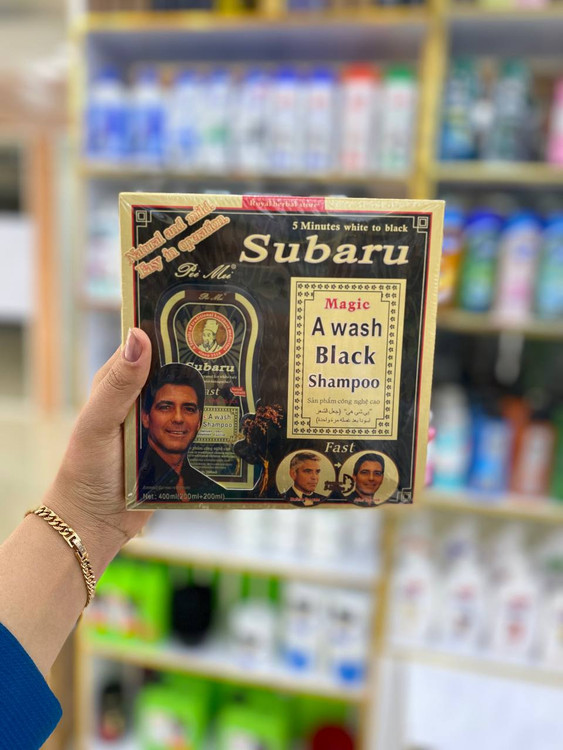 شامپو رنگ مشکی سوبارو