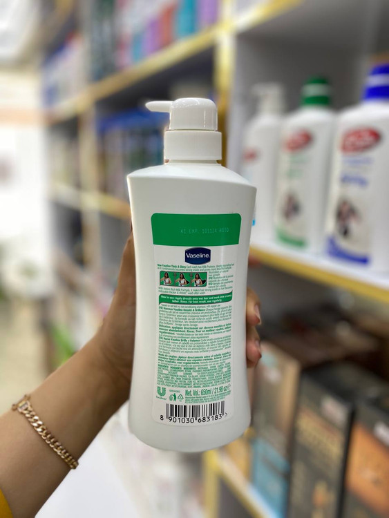 شامپو وازلین سبز