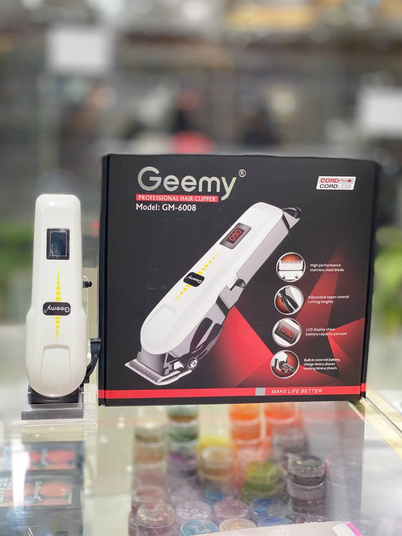 ماشین اصلاح سر و صورت جیمی مدل GM-6008 باآداپتور اصل