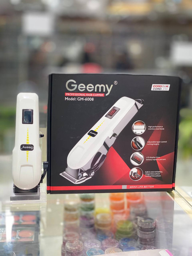 ماشین اصلاح سر و صورت جیمی مدل GM-6008 باآداپتور اصل