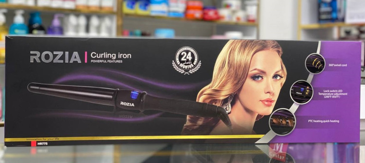 فر کننده مو روزیا مدل HR775 سایز 25 میلی متر