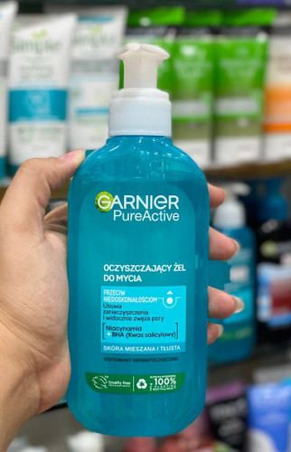 ژل شستشوی صورت پیور اکتیو گارنیر حجم 200 میلی لیتر اصل