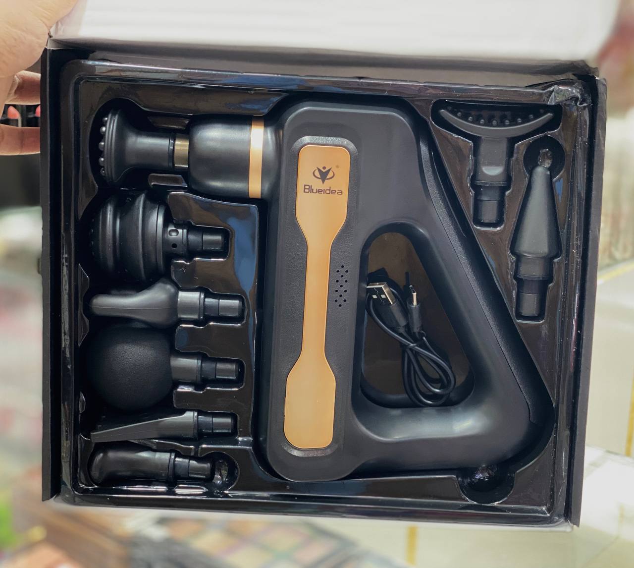 ماساژور تفنگی Fascial Gun بلوآیدیا مدل BLD-888 اورجینال