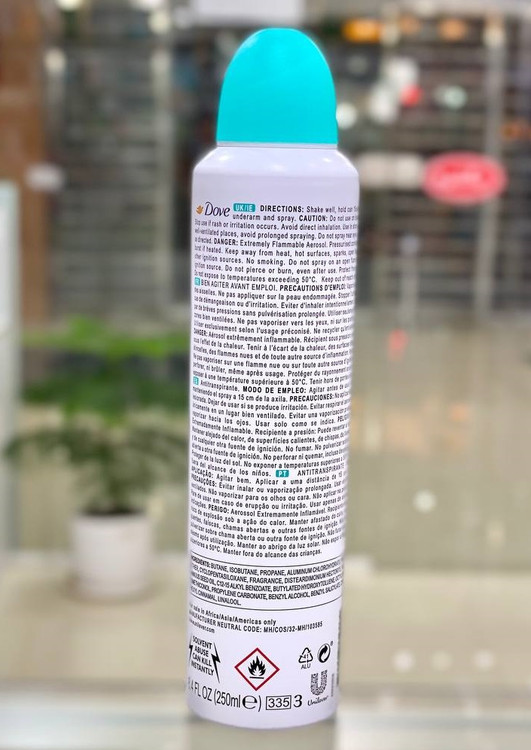 اسپری ضد تعریق داو مدل Go Fresh رایحه گلابی و آلوئه ورا