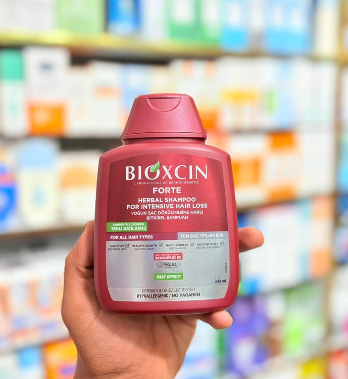 شامپو ضد ریزش گیاهی بیوکسین مدل فورت