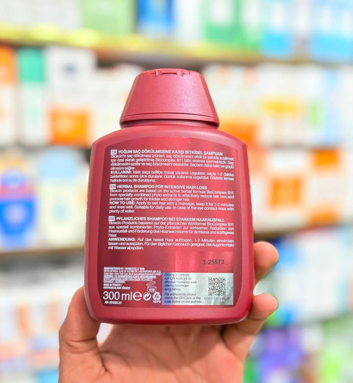 شامپو ضد ریزش گیاهی بیوکسین مدل فورت