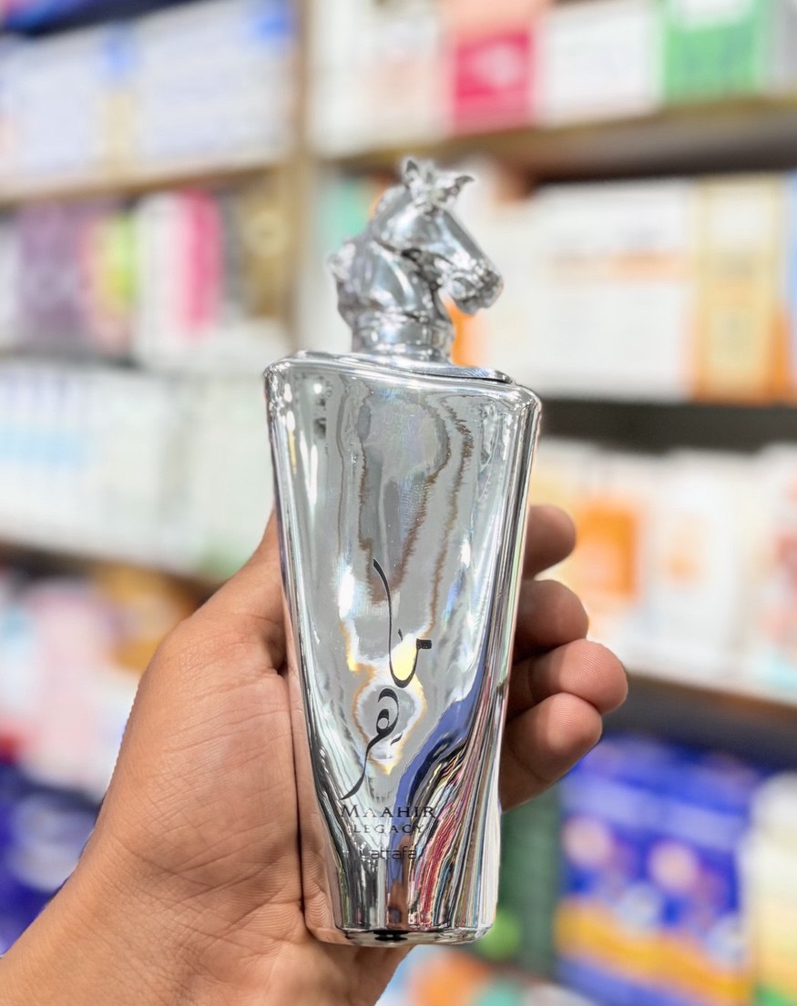 ادکلن لطافه ماهر (لگاسی) نقره ای اورجینال